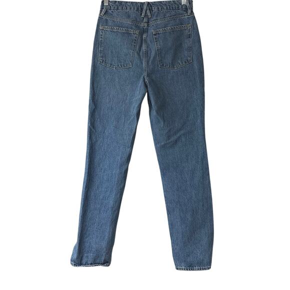 Good American Style GB999TFT Good Boy Jeans 32" Inseam Blue941 Women’s Size 4/27 - Picture 4 of 9